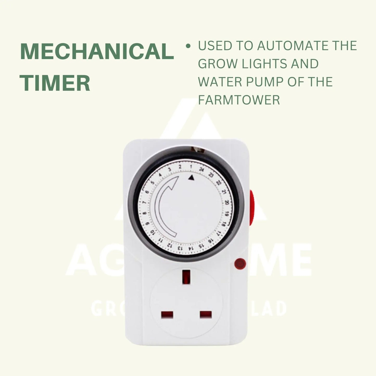 Mechanical Timer (For farmTower) AgrihomeSG