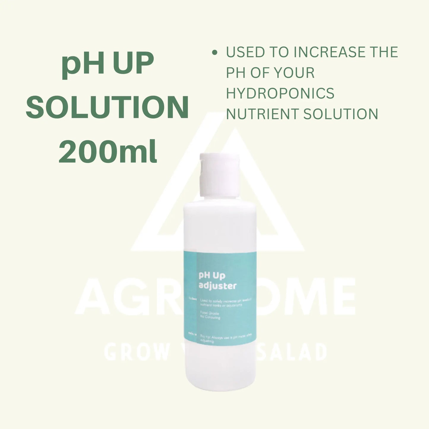 PH UP Solution 200ml (For Farm Tower) AgrihomeSG